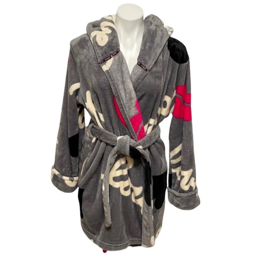 ❤️❤️ Betsey Johnson Cozy Lounge Robe - Picture 1 of 6